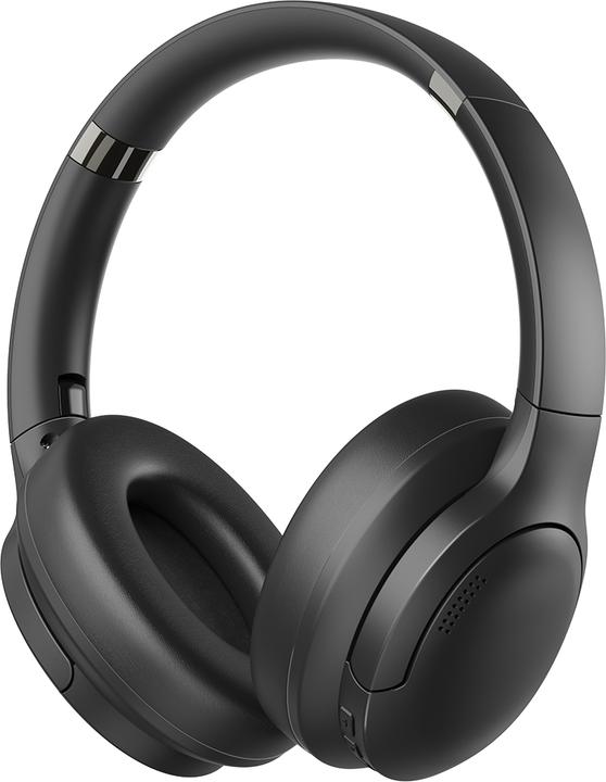 Actual product image Wiwu Bluetooth headphones TD-02 black (30 h, Cable, Wireless)