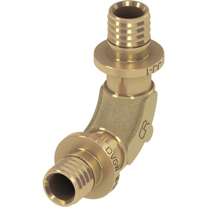 Thumbnail - TECE, Zubehör Sanitärinstallation, TECEflex Bogen 90 Grad druckverlustoptimiert 25 x 25 mm 707325