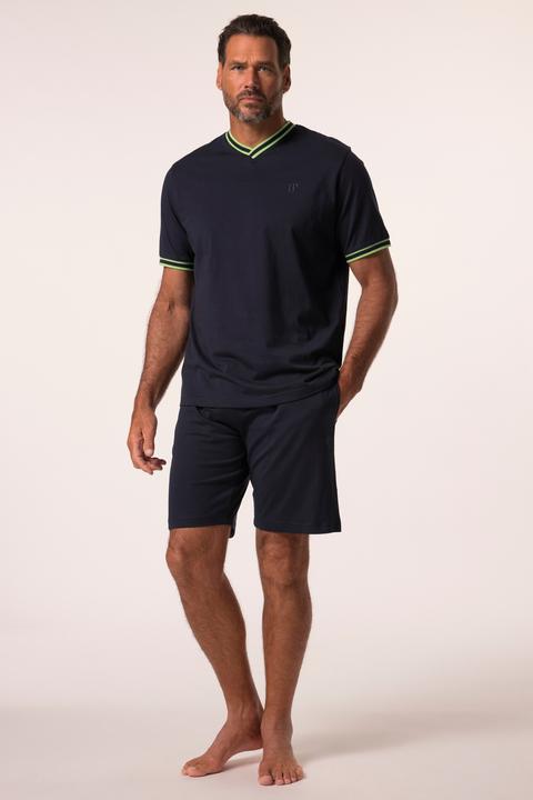 Actual product image JP1880 pyjamas, homewear, T-shirt, shorts, up to 8 XL (6XL)