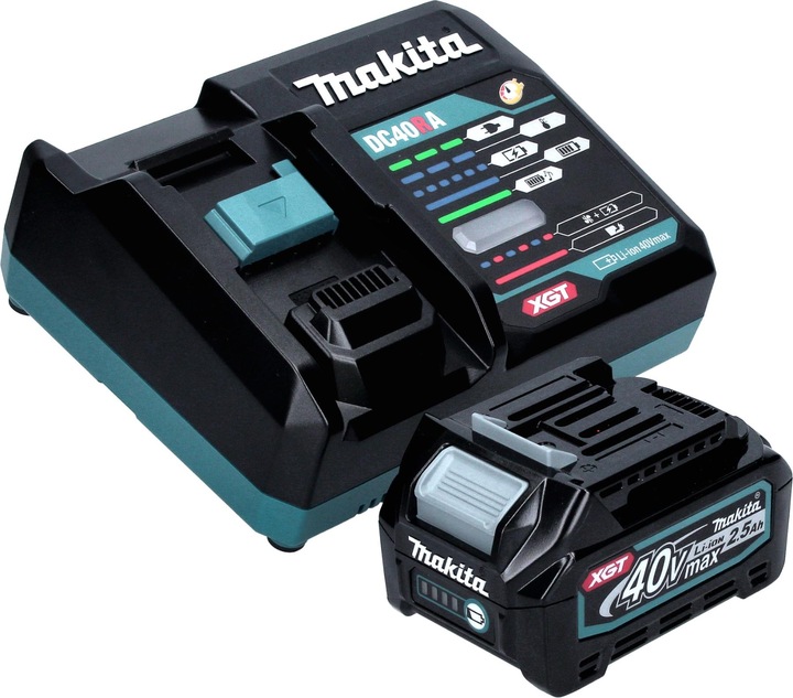 Actual product image Makita GA 041 GD101 Akku Winkelschleifer 40 V max. 125 mm X-LOCK Brushless + 1x Akku 2,5 Ah + (125 mm)