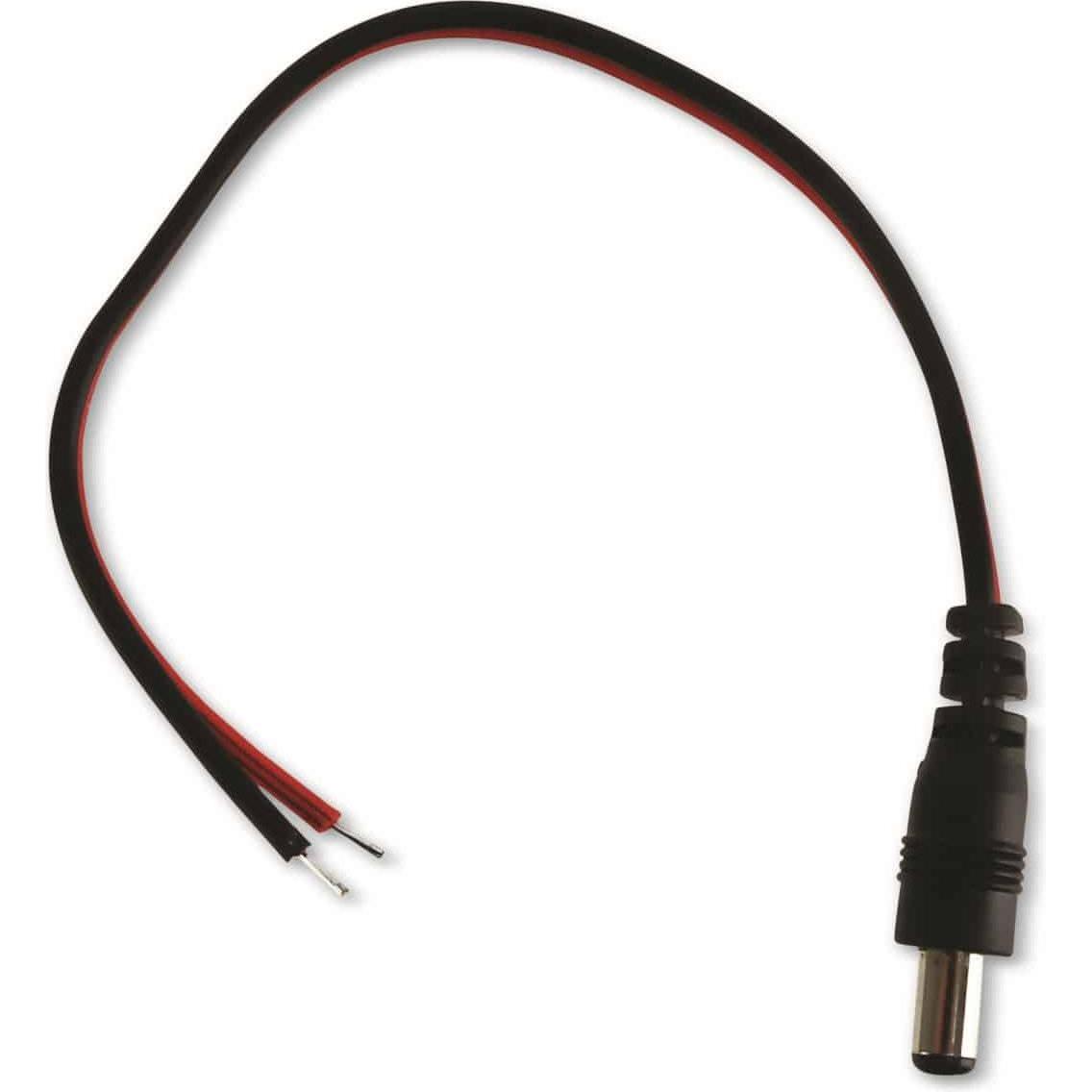 Daycom Stromversorgungskabel mit Hohlstecker AK-HS5.5/VE, Batterie Zubehör, Rot