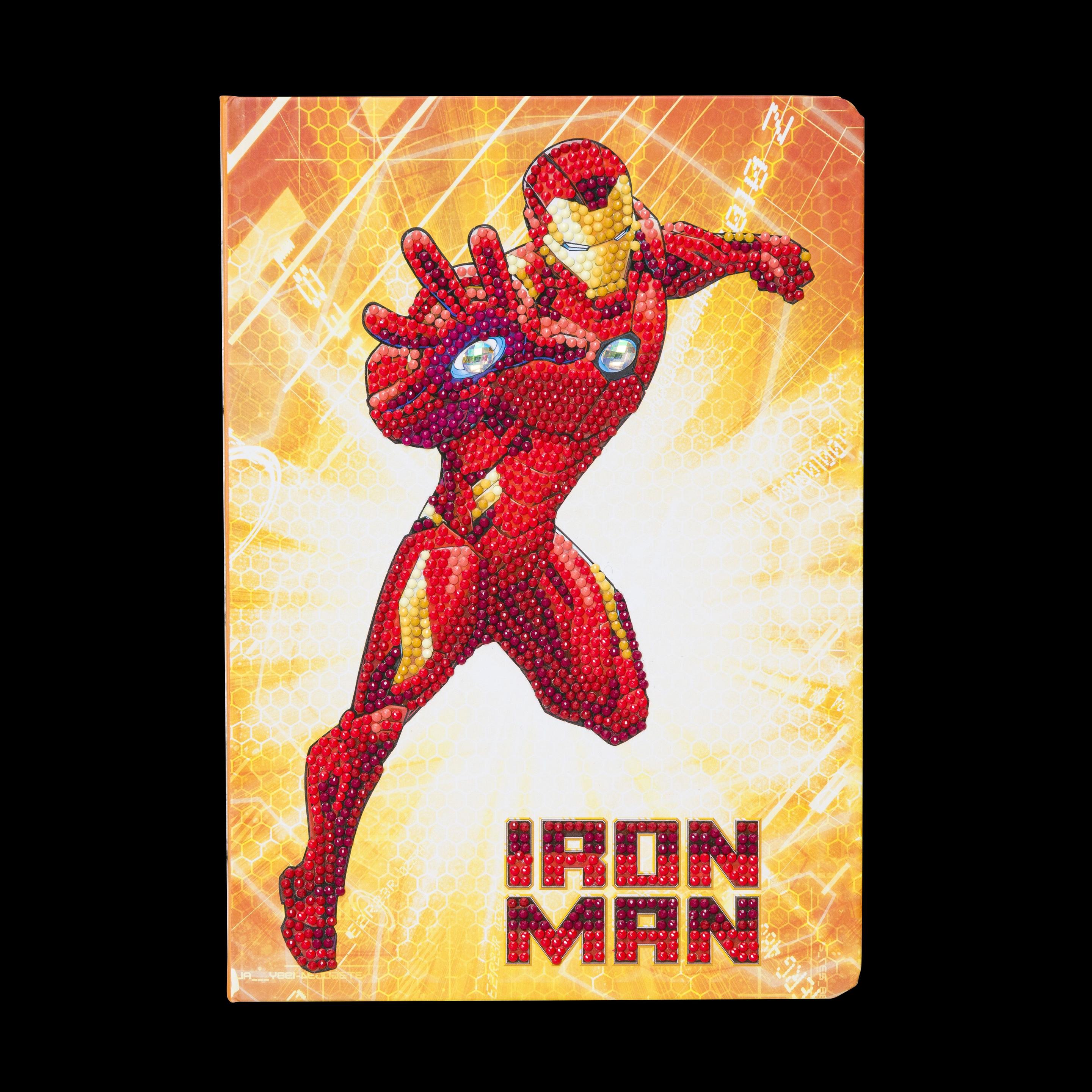 Thumbnail - Craft Buddy Spiderman Crystal Art Notizbuch 18x26cm