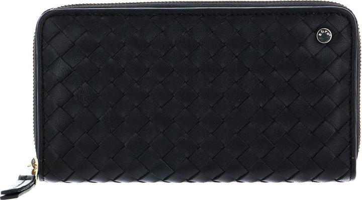 Actual product image Abro Leather Piuma Weaving Zip Wallet