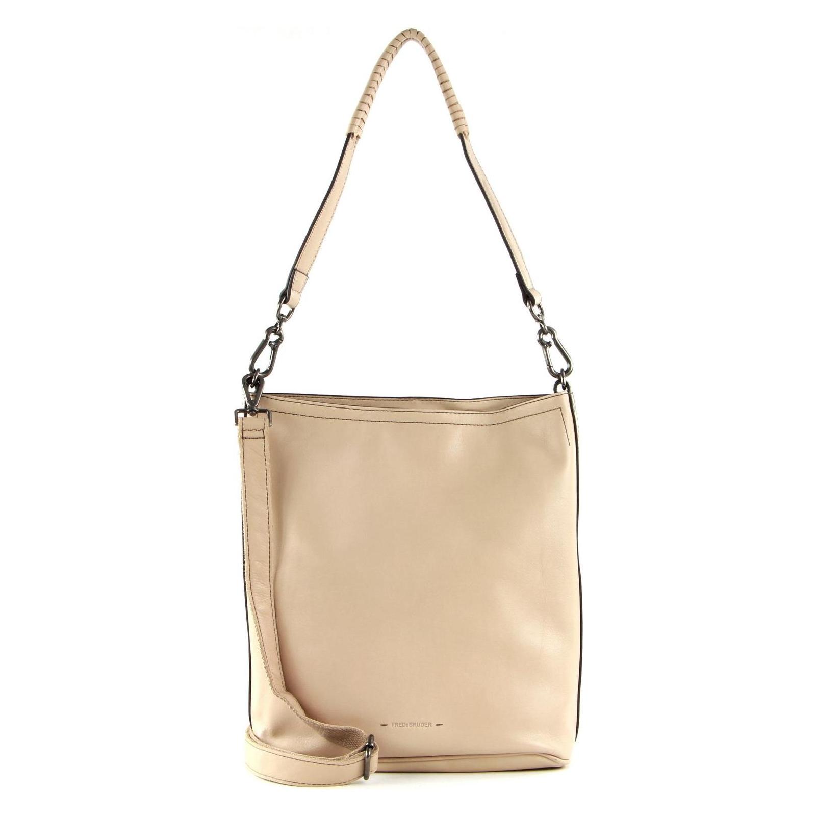 FredsBruder, Damen, Handtasche, Veg Tan Collection Captain Shoulder Bag, Beige