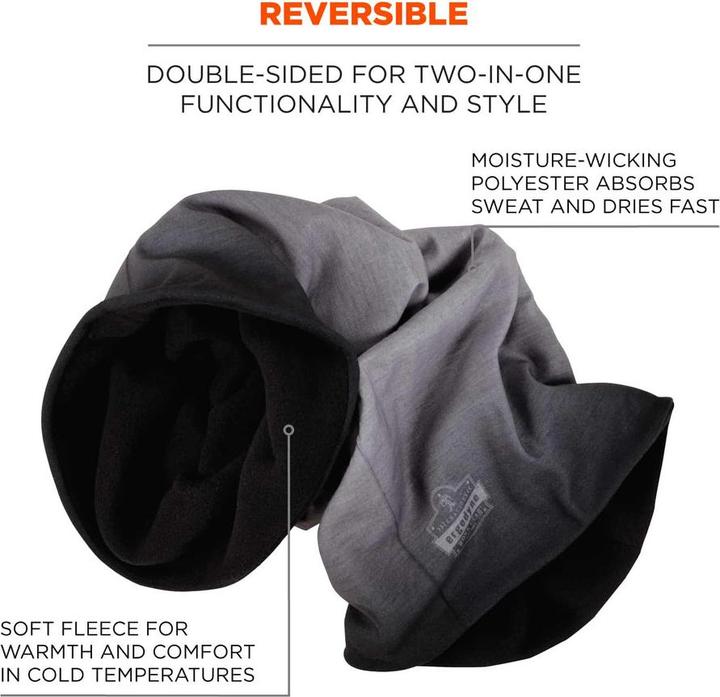 Image du produit Ergodyne Écharpe multifonctionnelle N-Ferno 6491, dégradé de gris (Taille unique)