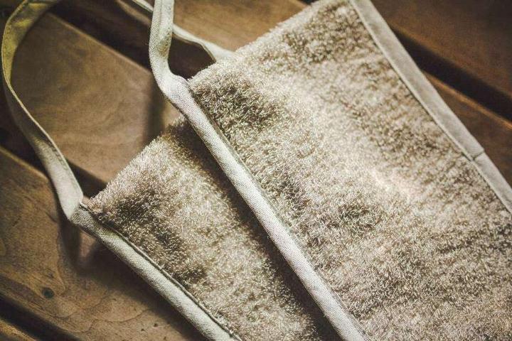 Actual product image Namų tekstilė MASSAGING BATH SPONGE (13X70 CM)