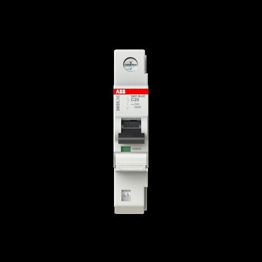 Actual product image ABB S401M-UCC20 S401M-UCC20 C,20A,125V DC,1pole,Icu=10k A