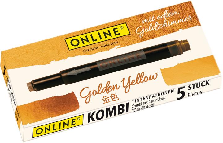 Online Tintenpatrone Kombi 17178/12 golden yellow (Tintenfass, Gold)