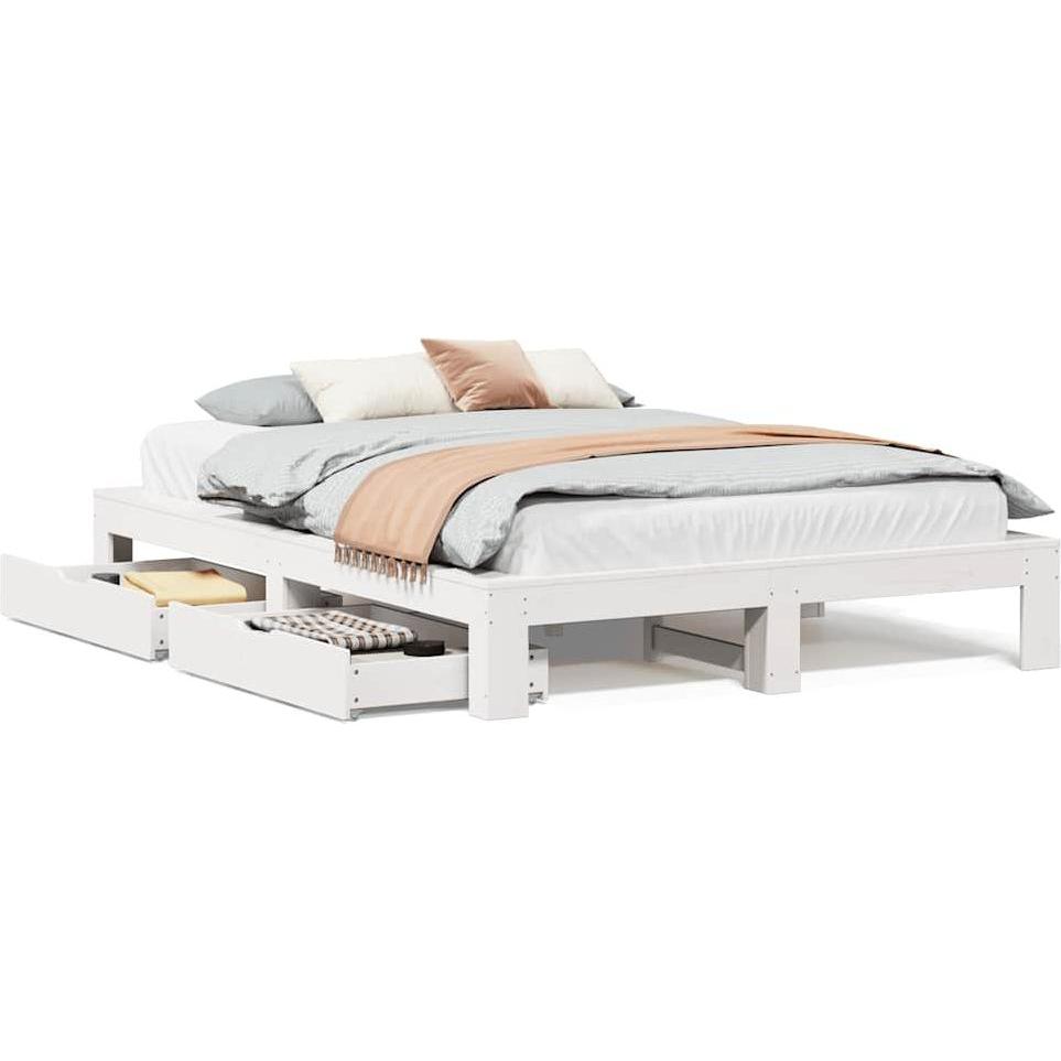 VidaXL, Bett, Bett ohne Matratze (140 x 200 cm)