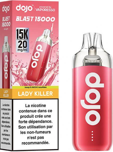 Vaporesso Puff Dojo Blast 15000 Lady Killer (Frisch, Fruchtig, Minze)