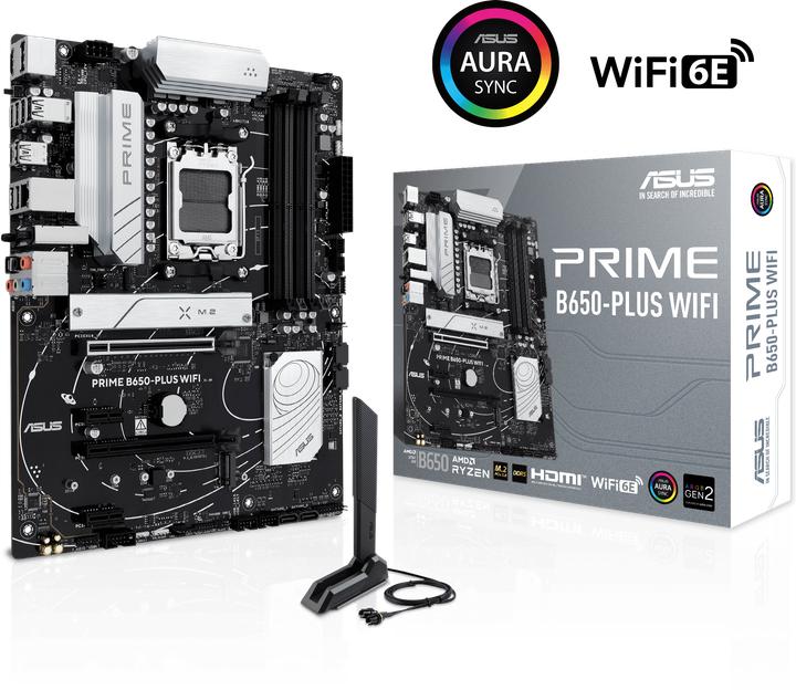 Produktbild ASUS PRIME B650-PLUS WIFI (AM5, AMD B650, ATX)