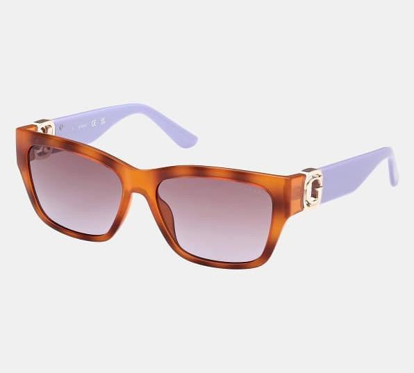 Actual product image Guess Squared Violet Shaded Sunglasses
