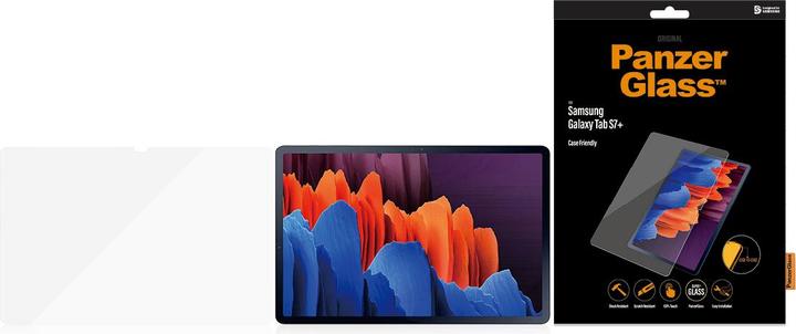 Actual product image PanzerGlass Case Friendly (1 Piece, Galaxy Tab S7+ 12.4 (2020))