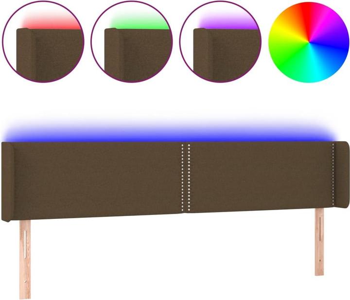 Produktbild vidaXL LED Kopfteil (183 x 16 x 88 cm)