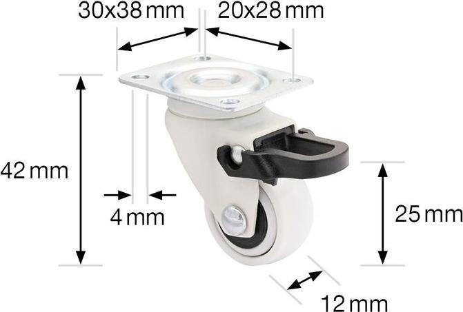 Immagine prodotto Wagner System Ruote girevoli