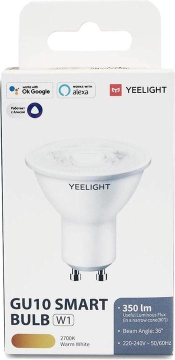 Productafbeelding Yeelight Illuminant Smart LED lamp, GU10, warm wit (GU10, 350 lm, 1 x)