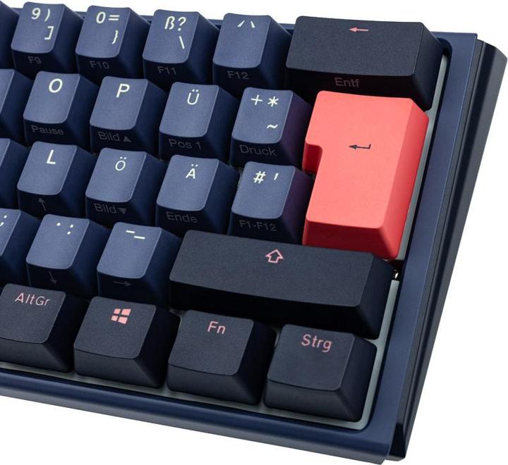 Image du produit Ducky One 3 Cosmic Blue Mini Gaming Keyboard, RGB LED - MX-Blue (DE, Filaire)