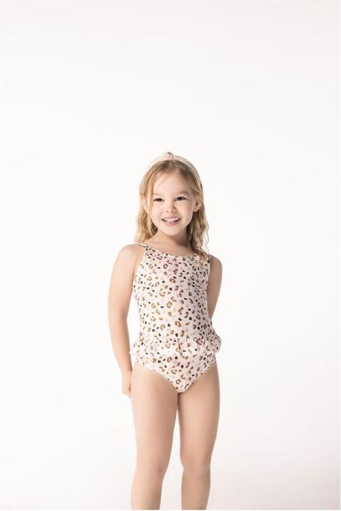 Produktbild Swim Essentials Badeanzug Mädchen 74/80 Kaki Leopard (80)