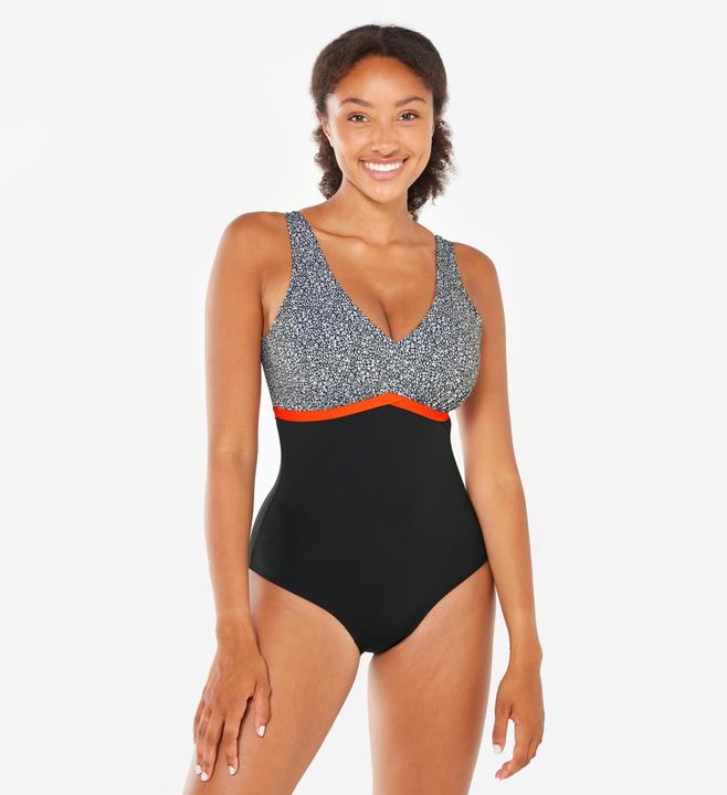 Image du produit Nabaiji Maillot de bain 1 pièce aquafitness Femme - Rosy noir (44)