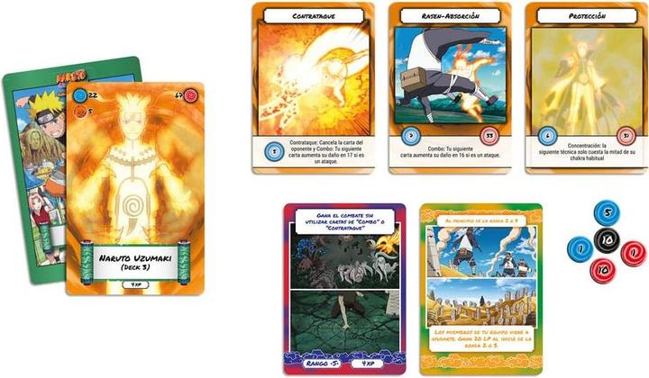 Actual product image Topi games Naruto Card Game Kage Battle *Spain Version* (Spanish)