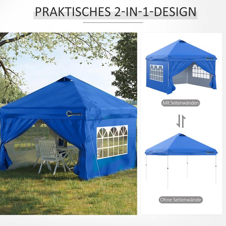 Actual product image Outsunny Pavilion with roll-up bag (300 cm, 300 cm)