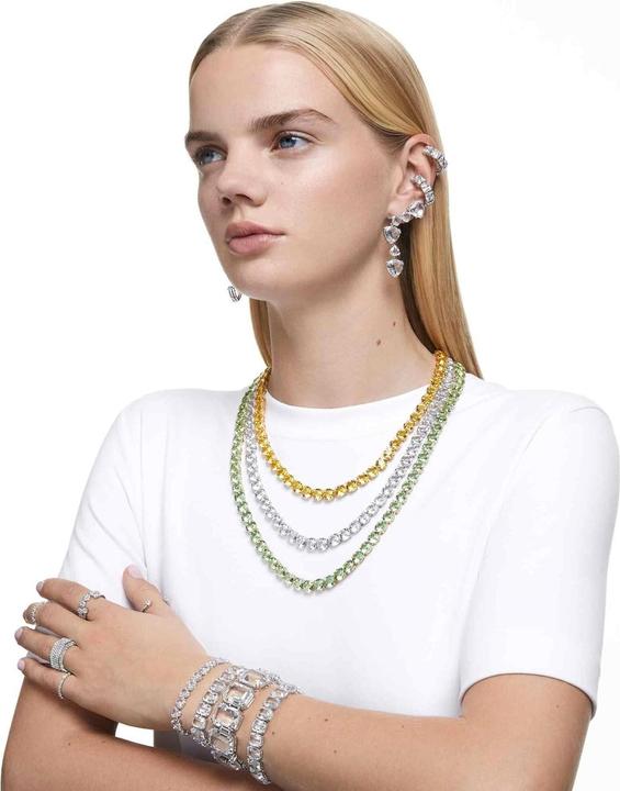 Actual product image Swarovski Millenia Cushion Cut Earclips White (Swarovski Metal)