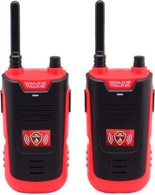 Actual product image Johntoy Walkie Talkie Feuerwehr - 300 Meter Reichweite (0.30 km)