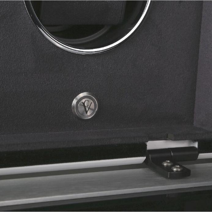 Actual product image Chronovision Watchwinder Ambiance VIII - Ebony Satin / White Satin (8x)