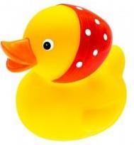 Hencz Toys Anatra da bagno con sciarpa