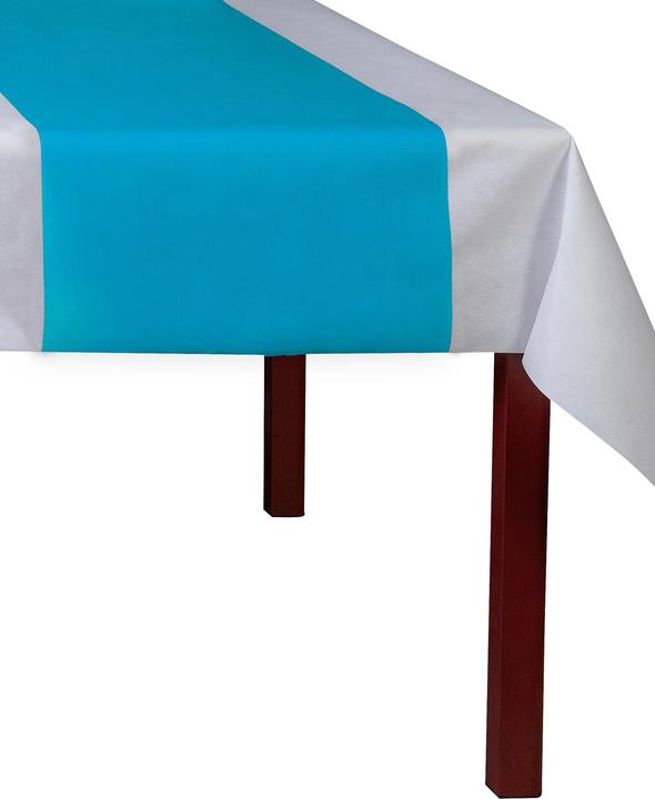Image du produit PROnappe PRO nappe Tischläufer Tête-à-tête 40 cm x 4.8 m, Türkis (40 x 480 cm)
