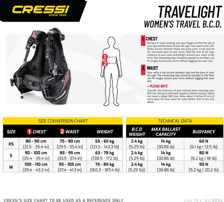 Produktbild Cressi Travelight (XS)