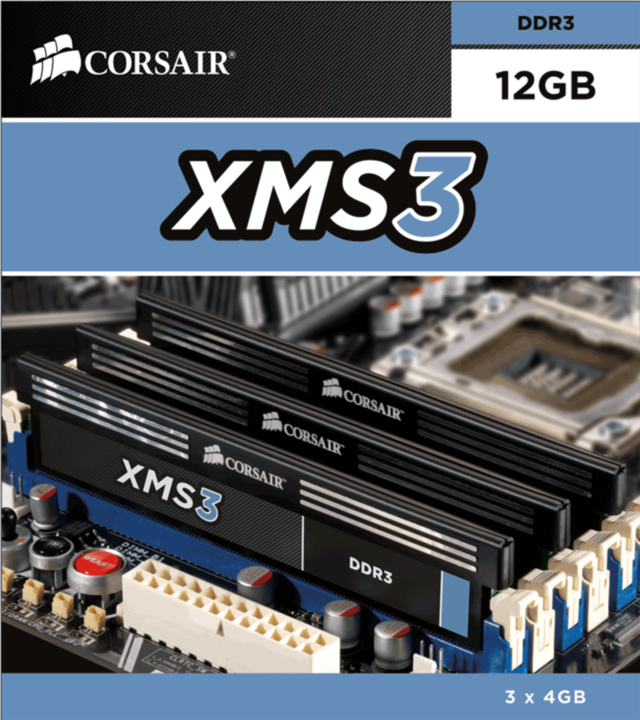 Produktbild Corsair Xms3 (2 x 8GB, 1333 MHz, DDR3-RAM, DIMM)