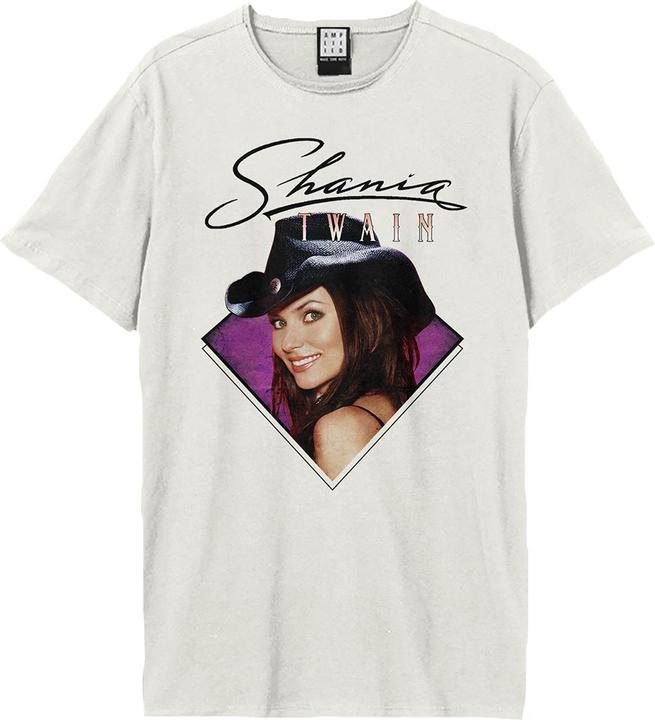 Immagine prodotto Amplified Face Maglietta Shania Twain Adulto Unisex (XS)