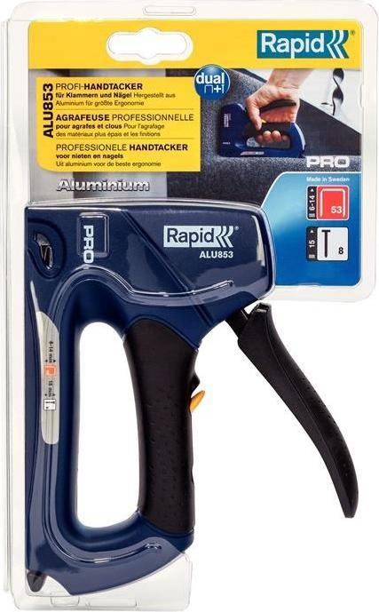 Actual product image Rapid ALU853 Hand tacker