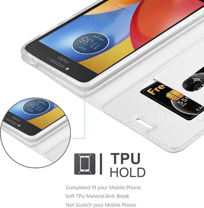 Actual product image Cadorabo Book Classy Style Cover (Motorola Moto E4)