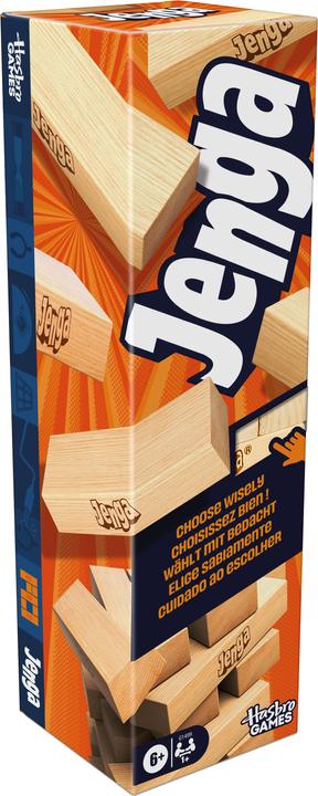 Produktbild Hasbro Gaming Jenga Refresh (Dänisch, Deutsch, Englisch, Französisch, Italienisch, Niederländisch, Norwegisch, Portugiesisch, Schwedisch, Spanisch)