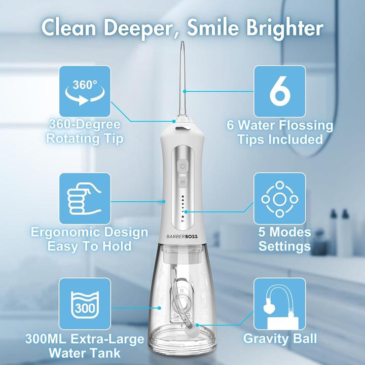 Image du produit Barberboss Idropulsore Elettrico per Denti