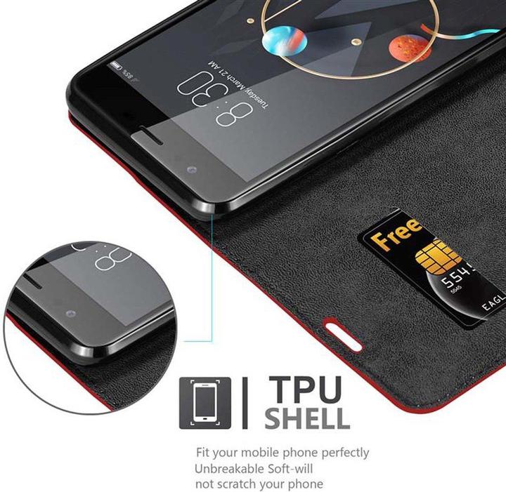 Productafbeelding Cadorabo Boek Onzichtbare Magneethoes (ZTE Nubia M2)