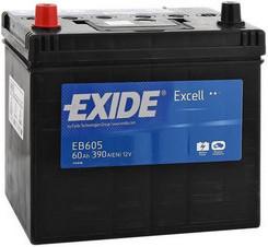 Actual product image Exide Excell (12 V, 60 Ah, 390 A)