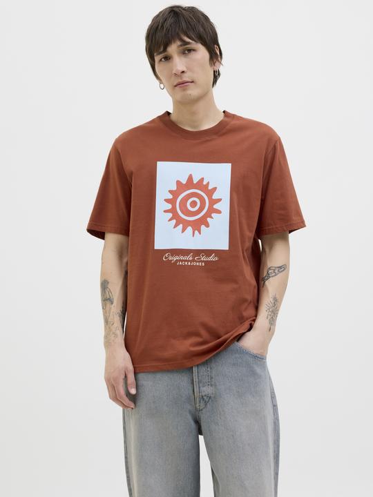 Actual product image Jack & Jones Gedruckt Rundhalsausschnitt T-shirt T-shirt (L)
