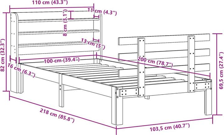 Produktbild VidaXL Halberstadt (140 x 200 cm)
