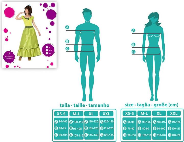 Actual product image Th3 Party Disguise 3963 Southern lady (M, L)
