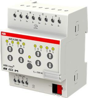 Actual product image ABB JA/S4.SMI.1M JA/S4.SMI.1M Blind actuator Man, 4F, SMI (Shutter actuator)