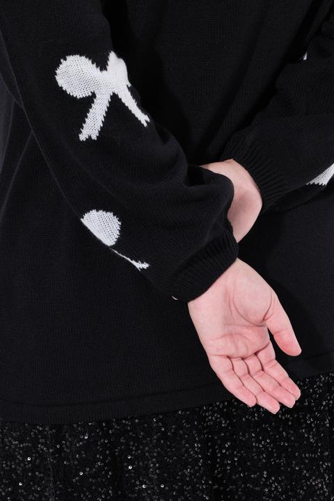 Produktbild Miamoda Pullover, Regular Fit, Schleifen mit Zierperlen (46, 48)