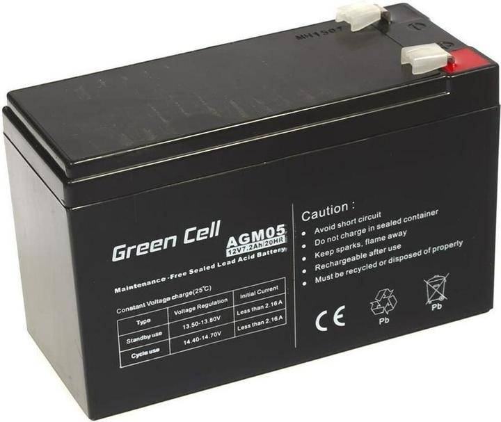 Actual product image GreenCell AGM05 (12 V, 7.20 Ah)