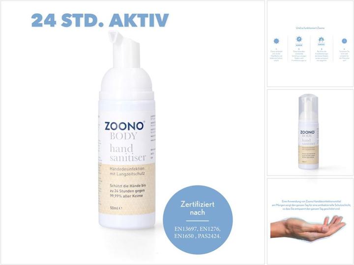 Actual product image Zoono Germfree24 Hand Disinfection 50 ml Protection up to 24 h against 99.99 % of all germs ( Certif.