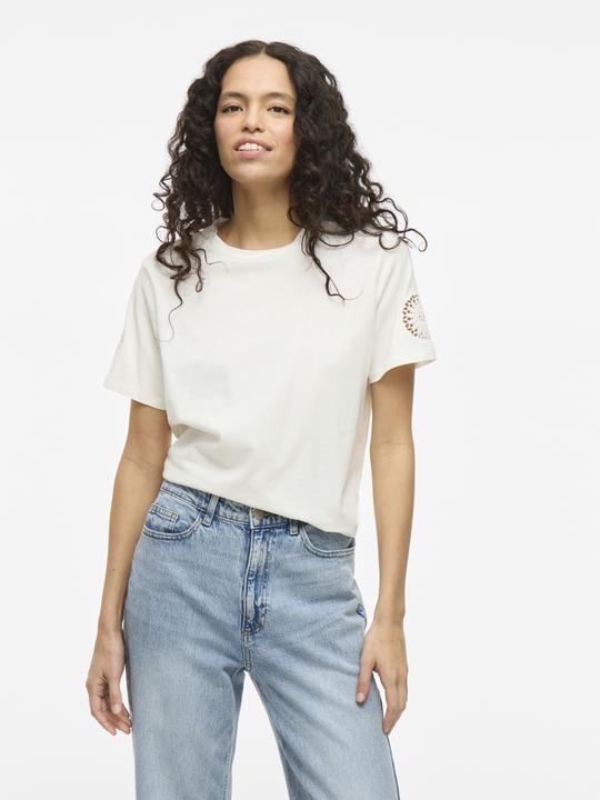 Produktbild Vila VICELIANA Rundhals Oberteil mit kurzen Ärmeln (XS)