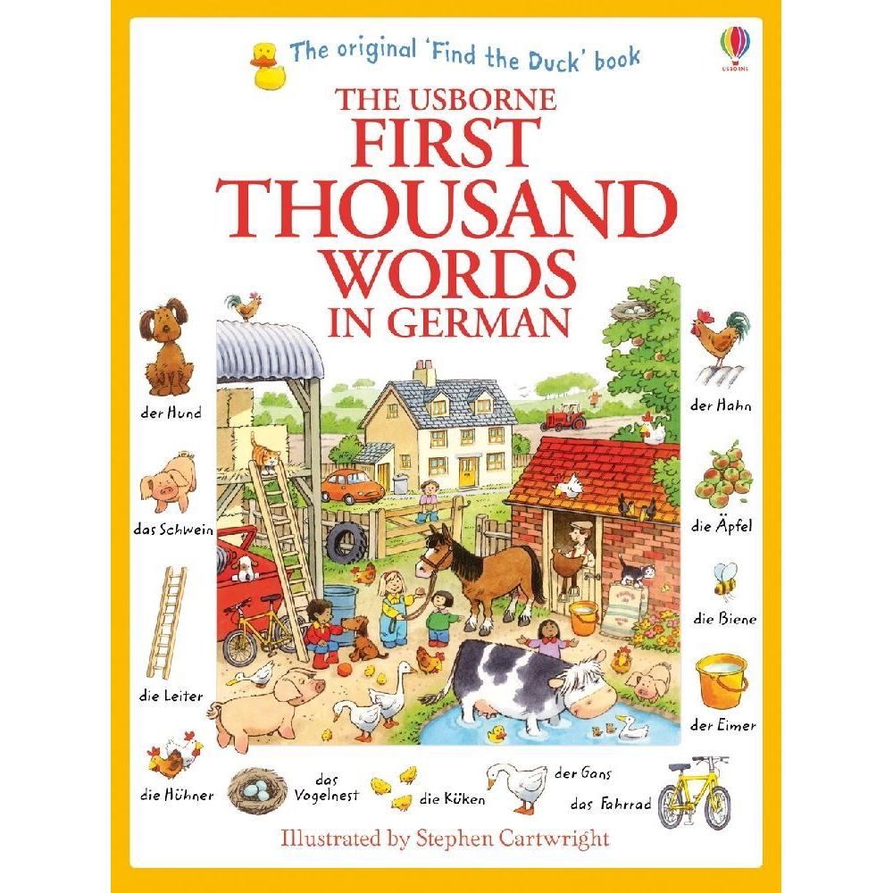 First Thousand Words in German, Fachbücher von Heather Amery, Stephen Cartwright