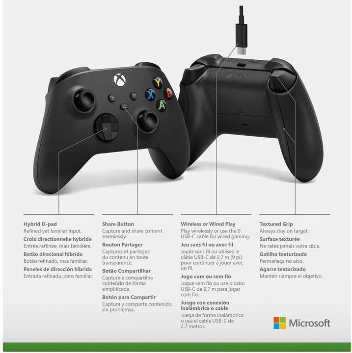 Actual product image Microsoft Xbox Wireless Controller (PC, Android, Xbox Series S, Xbox Series X, iOS, Xbox One S, Xbox One X)