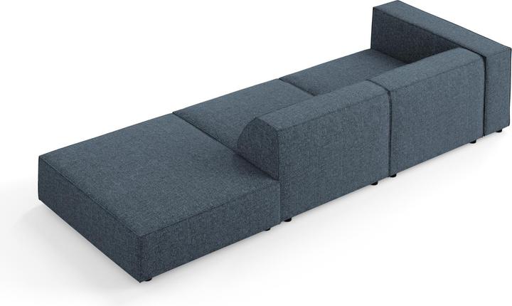 Actual product image Cosmopolitan Design Right Sofa, "Arendal", 4 Seats, Royal Blue, 262x102x70 Made in Europe (Corner sofa)